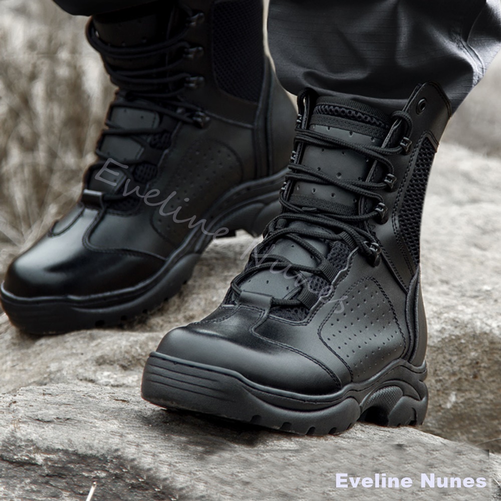 Hunting Boot Insole - 메쉬 미드 하이 전술 전투 부츠