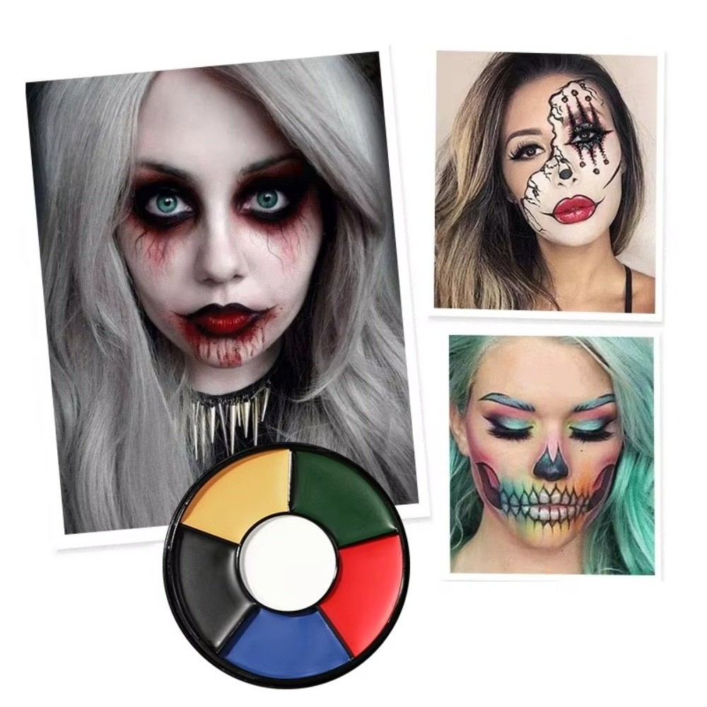 메이크업 키트 6색 얼굴 페인트 팔레트 물로 활성화되는 - Camo Face Paint 리뷰 및 가격
