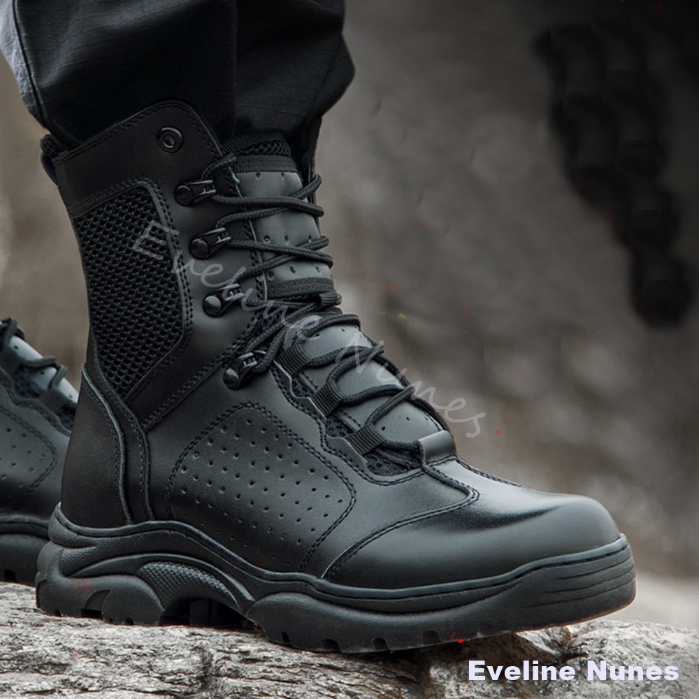 메쉬 미드 하이 전술 전투 부츠 남성 통기성 논슬립 러 - Hunting Boot Insole 리뷰 및 가격