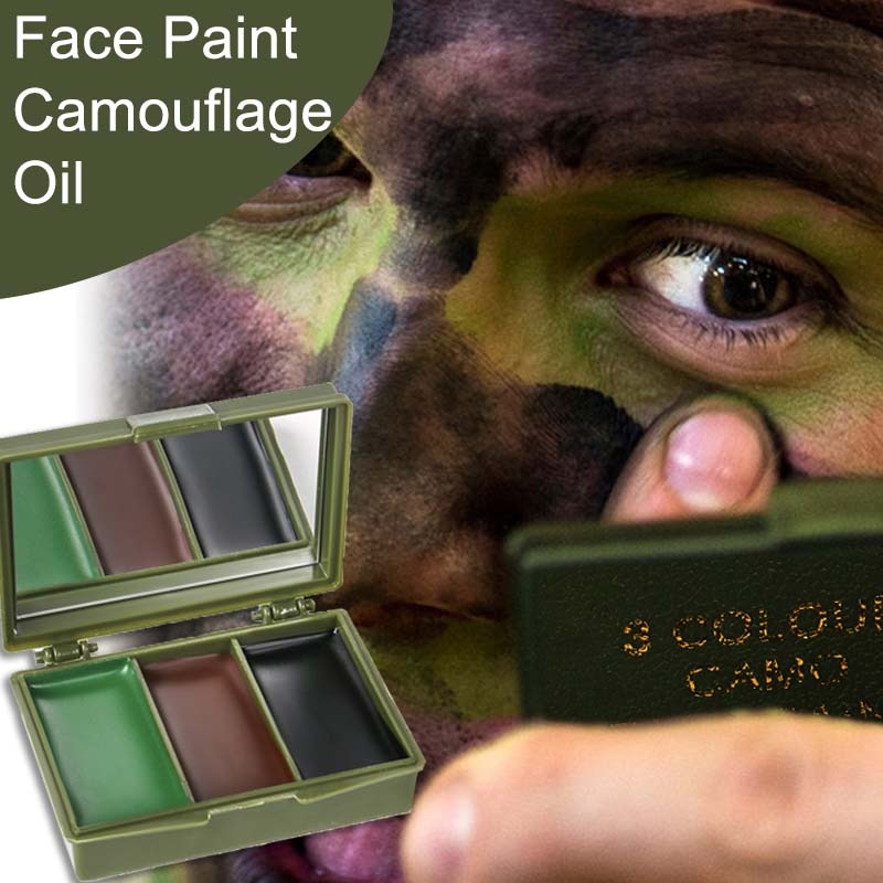 3색 위장 페이스 페인팅 전술 야외 Cs 필드 장비 위 - Camo Face Paint 리뷰 및 가격