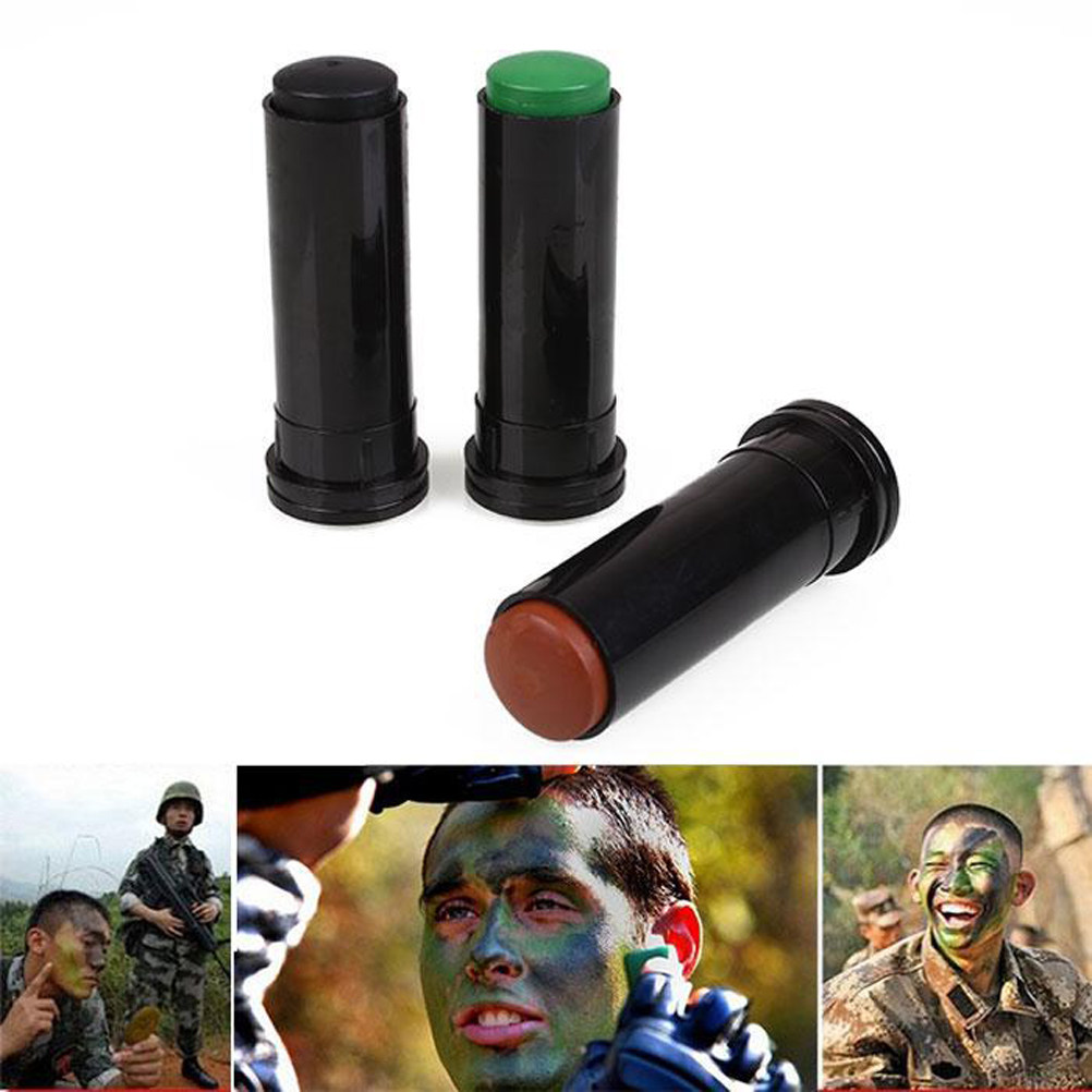 3개입 밀리터리 스타일의 얼굴용 카모플라주 페인트 스틱 - Camo Face Paint 리뷰 및 가격