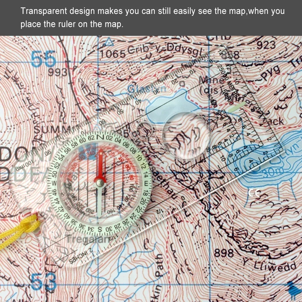 나침반 탐색지도 눈금자 독서 스카우트 규모 사냥 생존  - Outdoor Hunting Maps 리뷰 및 가격