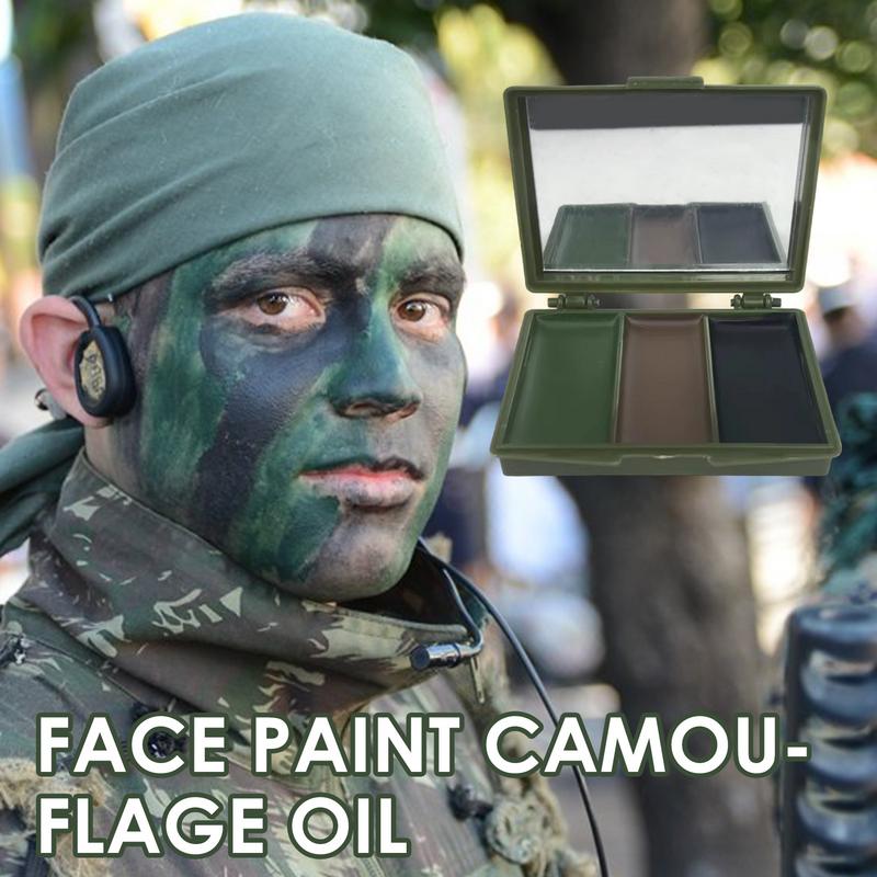 3 색 육군 팬 CS 슈팅 페이스 페인트 위장 오일 남 - Camo Face Paint 리뷰 및 가격